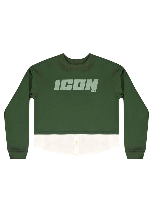 Gloss - Conjunto Blusão e Short-Saia Juvenil Verde 4