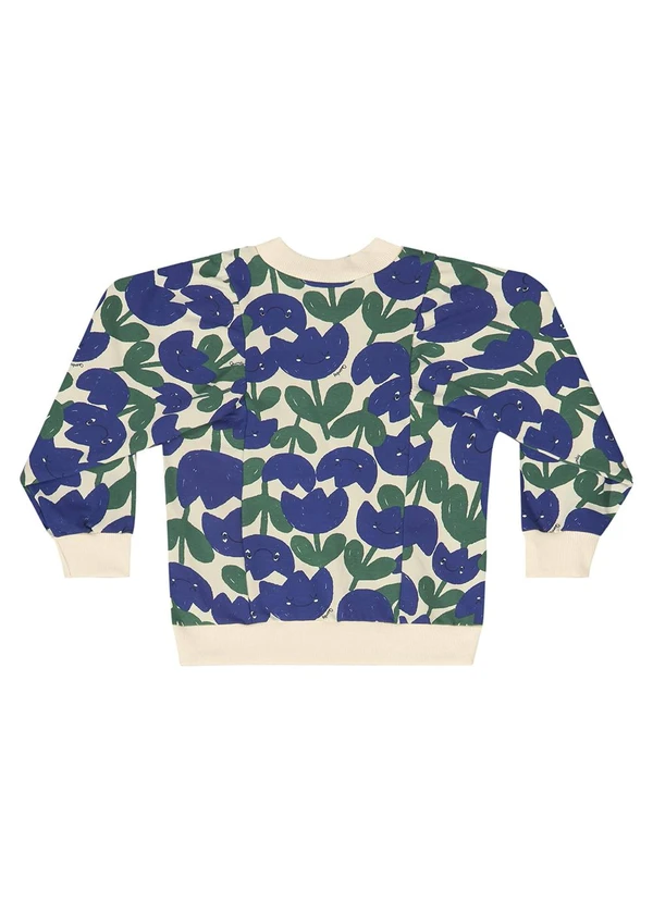 Quimby - Conjunto Blusão Floral e Calça Azul 4