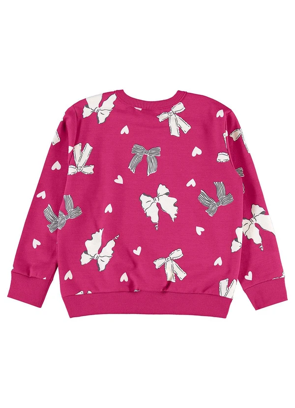 Bee Loop - Conjunto Blusão Laços Corações Rosa 3