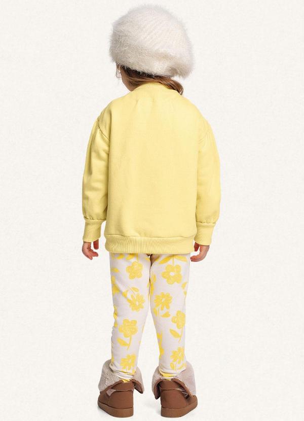 Fakini Kids - Conjunto Blusão/Legging Amarelo 2