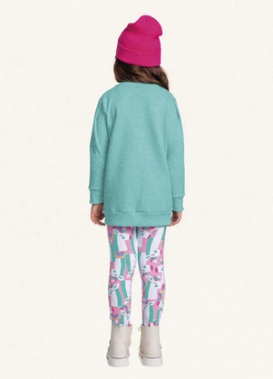 Fakini Kids - Conjunto Blusão/Legging Azul - FAKINI KIDS