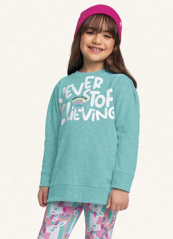 Fakini Kids - Conjunto Blusão/Legging Azul 3