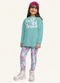 Fakini Kids - Conjunto Blusão/Legging Roxo - variação: Azul