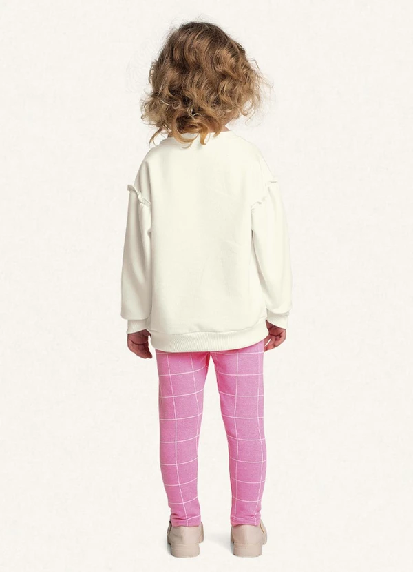 Fakini Kids - Conjunto Blusão/Legging Bege 2