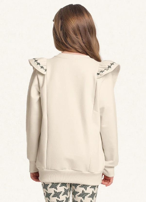 Fakini Kids - Conjunto Blusão/Legging Bege 4