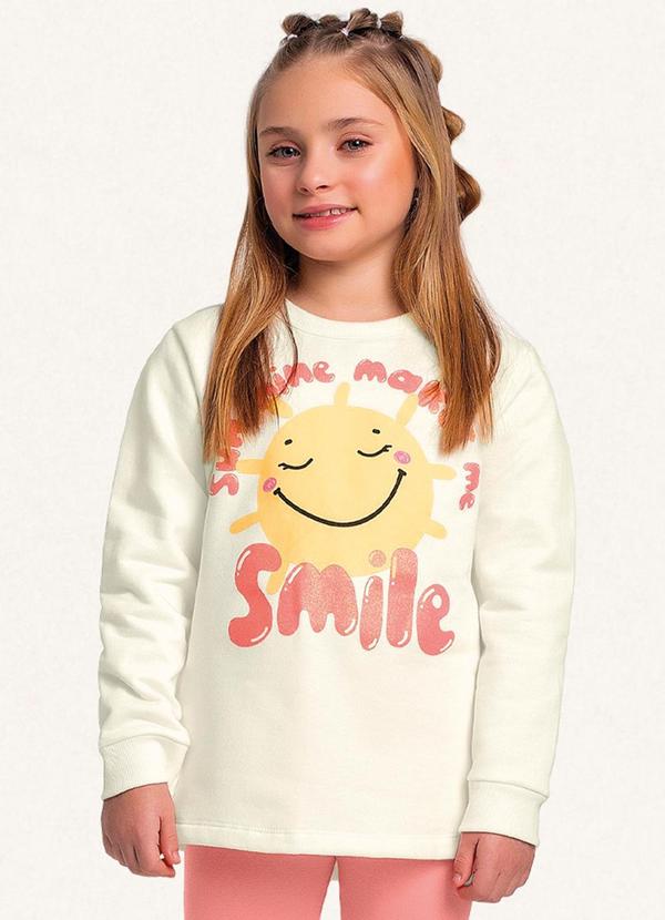 Fakini Kids - Conjunto Blusão/Legging Off White 3