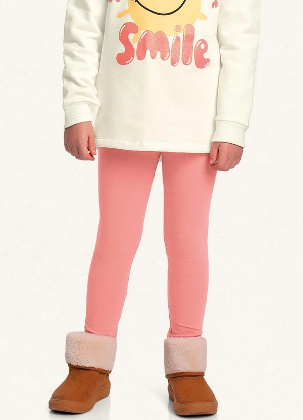 Fakini Kids - Conjunto Blusão/Legging Off White 4