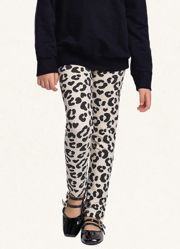 Fakini Kids - Conjunto Blusão/Legging Preto 4