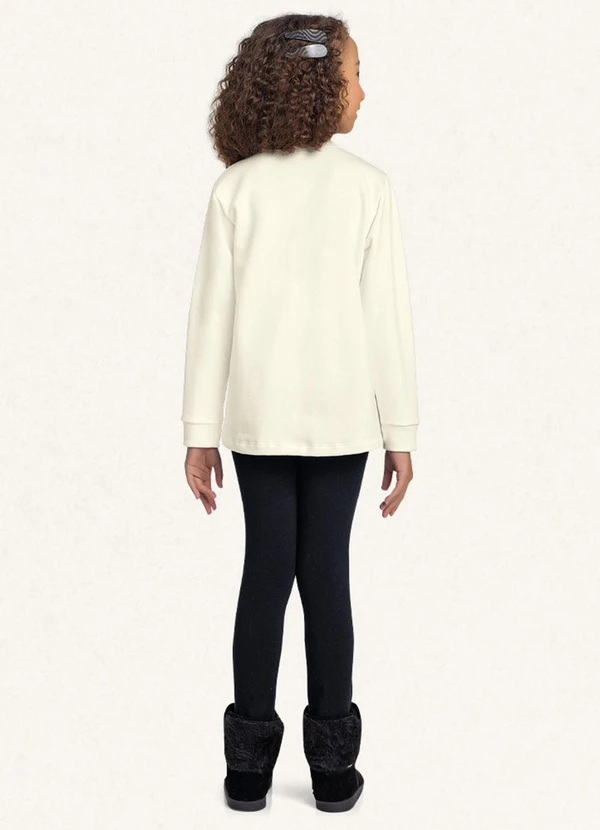 Fakini Kids - Conjunto Blusão/Legging Preto 2