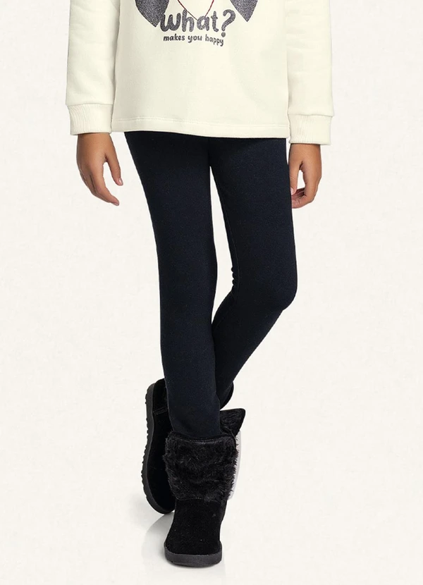 Fakini Kids - Conjunto Blusão/Legging Preto 4