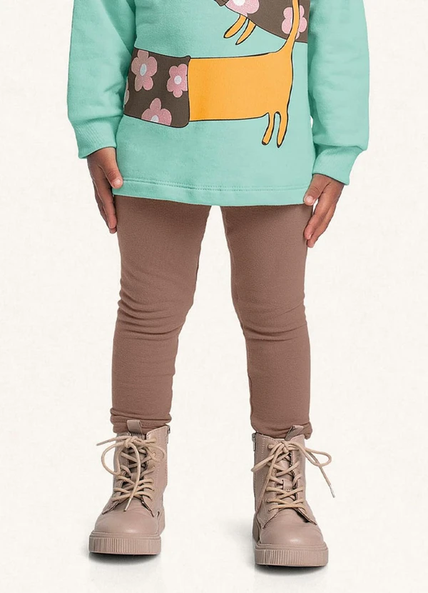 Fakini Kids - Conjunto Blusão/Legging Verde 4