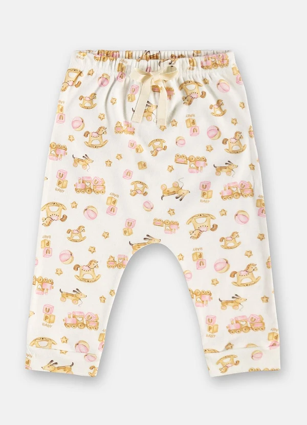 Up Baby - Conjunto Body Calça Branco 5