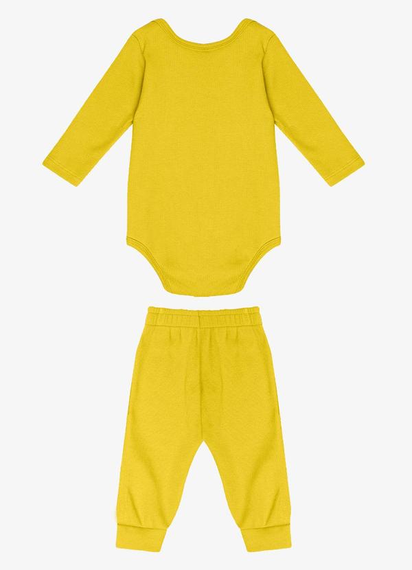 Select - Conjunto Body com Calça Amarelo 2
