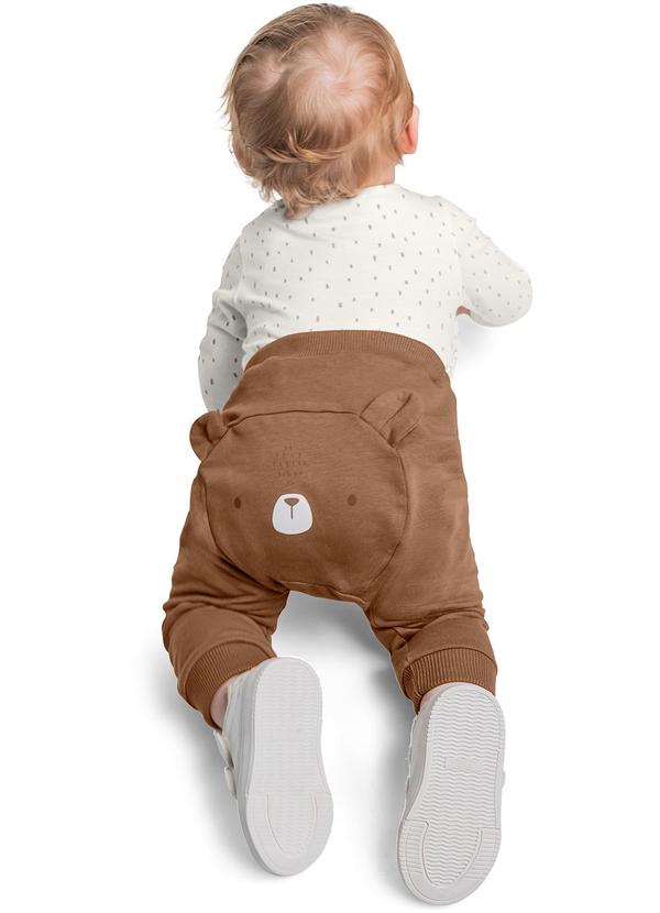 Quimby - Conjunto Body e Calça Bebê Bege 2