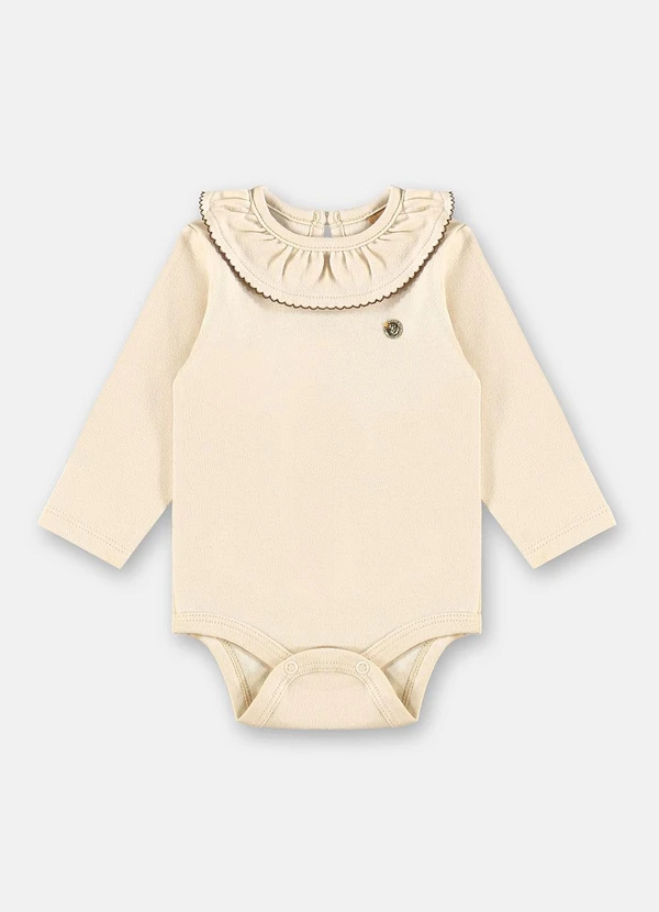 Up Baby - Conjunto Body e Calça Jacquard Marrom 3