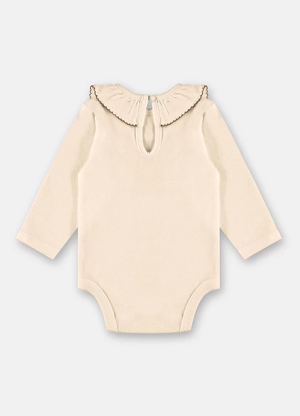 Up Baby - Conjunto Body e Calça Jacquard Marrom 4