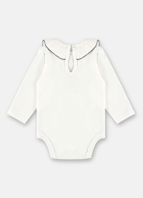 Up Baby - Conjunto Body e Calça Jacquard Preto 3