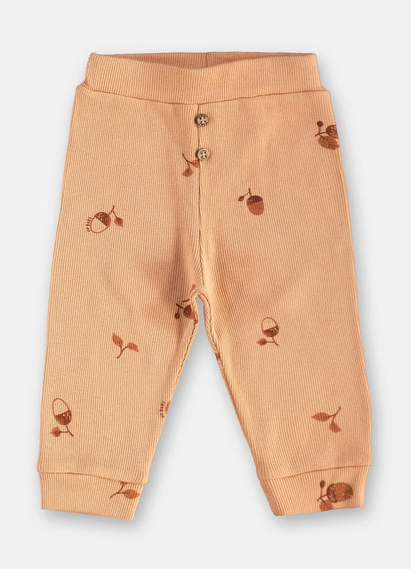 Up Baby - Conjunto Body e Calça Marrom 4