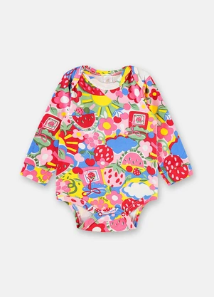 Up Baby - Conjunto Body e Calça Suedine Vermelho - UP BABY
