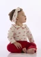 Up Baby - Conjunto Body e Calça Vermelho - variação:  