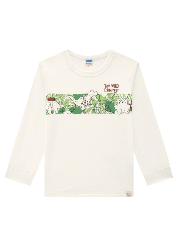 Marlan - Conjunto Camiseta e Calça em Moletinho Bege 2