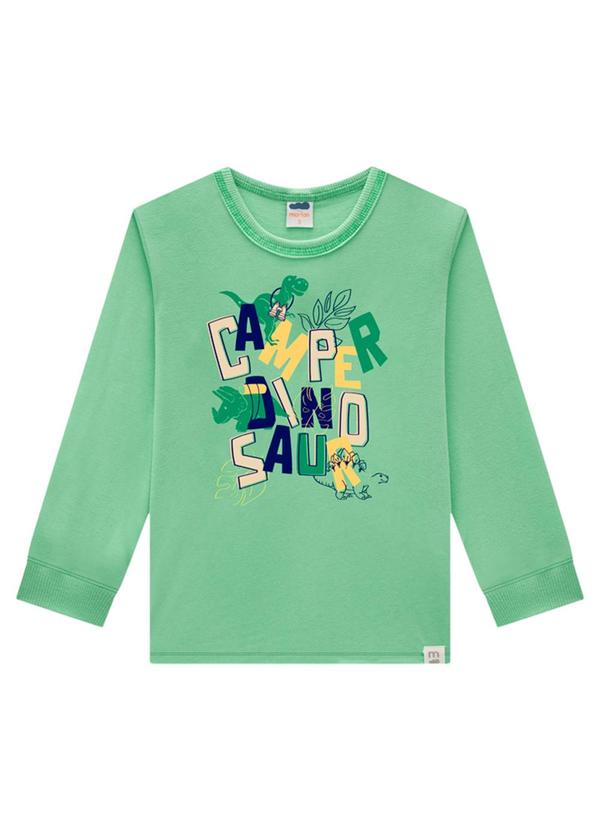 Marlan - Conjunto Camiseta e Calça em Moletinho Verde 2
