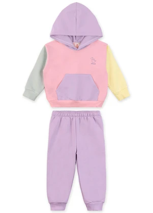 Marisol - Conjunto Candy Longo Infantil Feminino Rosa - MARISOL