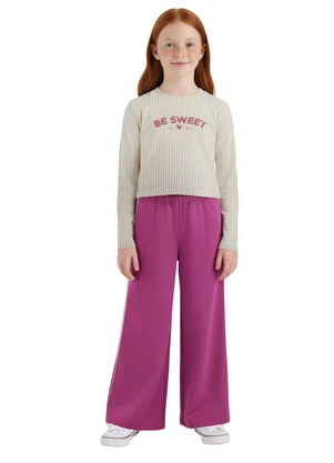 Malwee Kids - Conjunto Canelado Be Sweet Bege - MALWEE KIDS