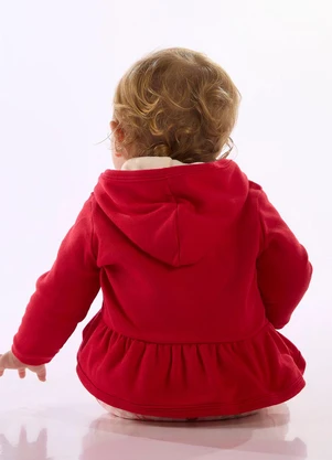 Up Baby - Conjunto Cardigan Calça Vermelho - UP BABY