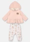 Up Baby - Conjunto Cardigan e Calça Bebê Rosa - variação: Rosa