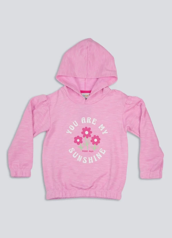 Fakini Kids - Conjunto Casaco com Capuz e Calca Rosa 3