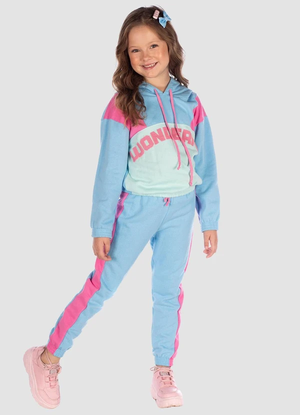 Turminha - Conjunto Casaco e Calça Azul