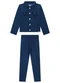 Marlan - Conjunto Casaco e Legging Jeans Preto - variação: Azul