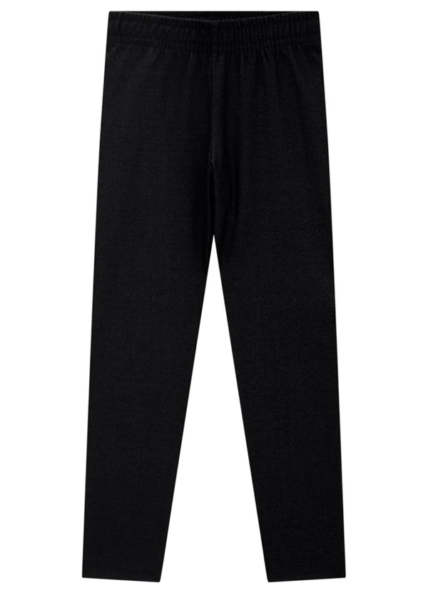 Marlan - Conjunto Casaco e Legging Jeans Preto 3