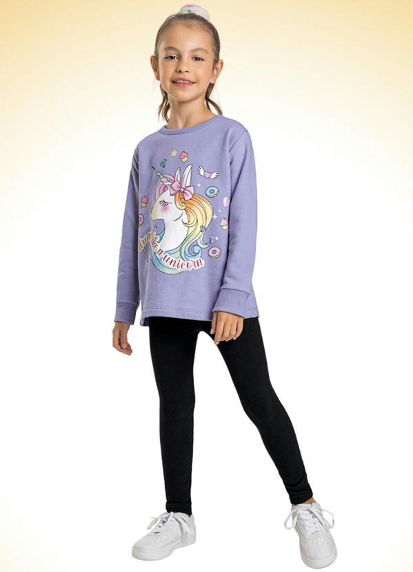 For Fun - Conjunto Casaco e Legging Roxo