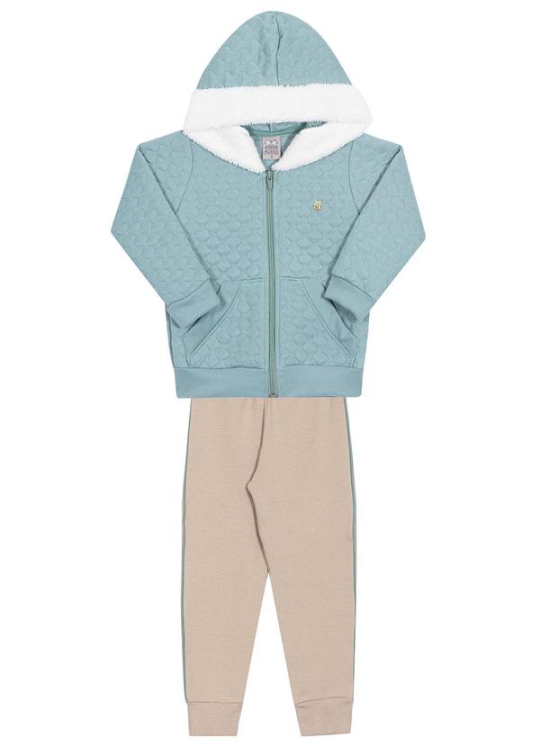 Randa Mundu - Conjunto Casaco Mat/Calça Molecotton Verde