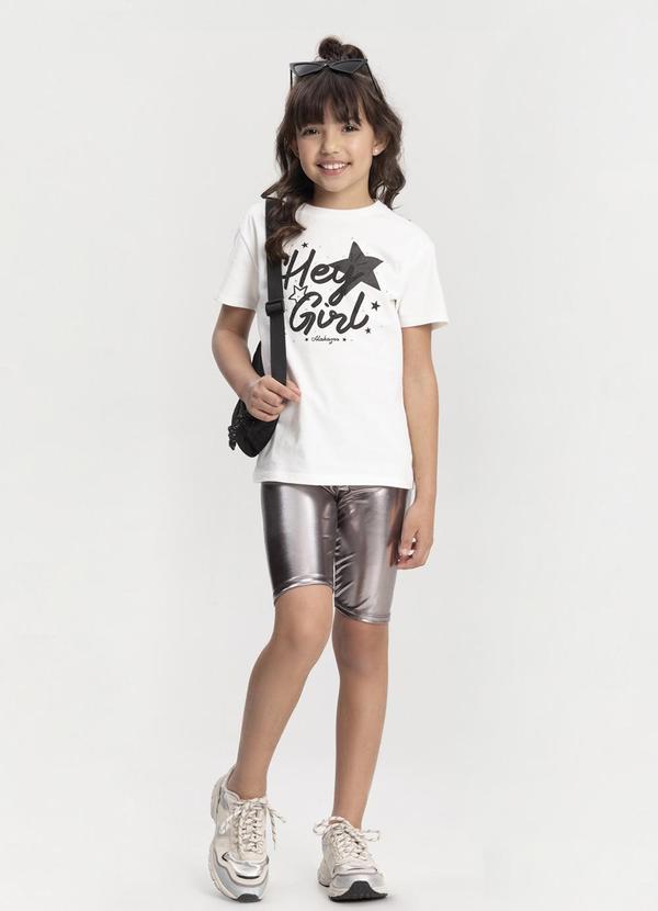 Alakazoo - Conjunto com Bermuda e Camiseta Estampada Cinza 1