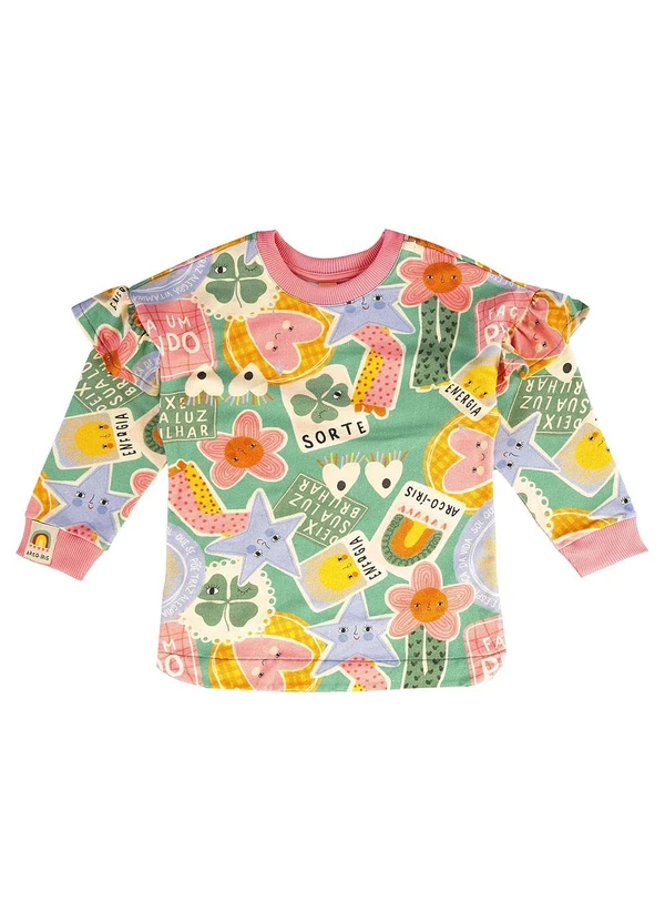 Três e Já - Conjunto com Blusão e Legging Verde 4