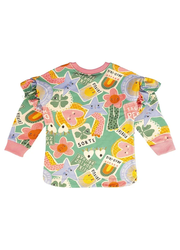 Três e Já - Conjunto com Blusão e Legging Verde 5