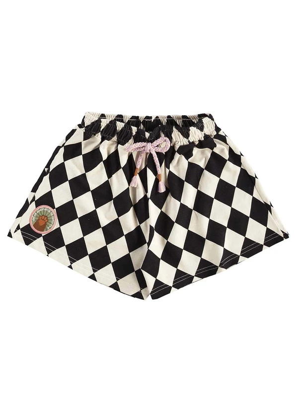 Três e Já - Conjunto com Blusão e Short Bege 7