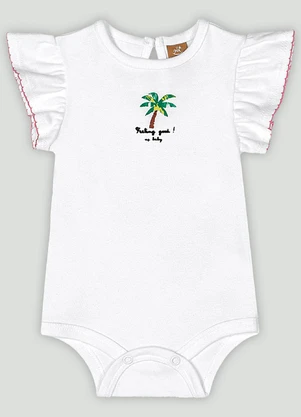 Conjunto com Body e Calça Up Baby Branco - UP BABY