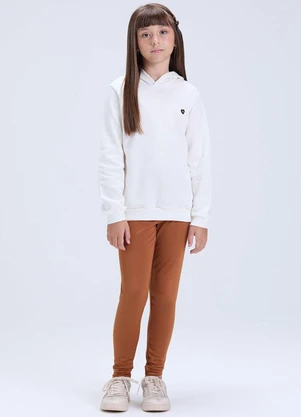 Vida Costeira - Conjunto com Capuz e Pingente Off White - VIDA COSTEIRA