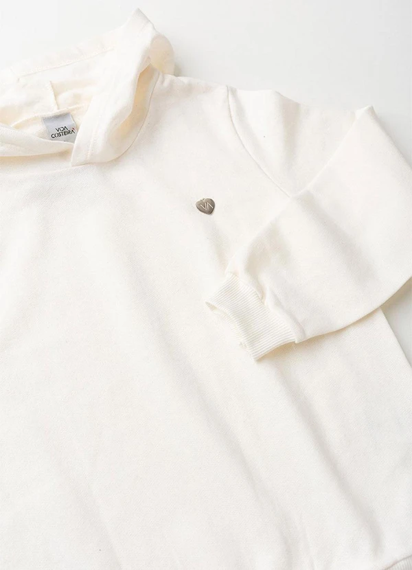 Vida Costeira - Conjunto com Capuz e Pingente Off White 5