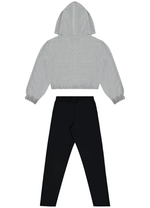 Guloseima - Conjunto com Cropped e LeggingCinza - GULOSEIMA