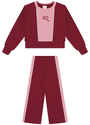 Alakazoo - Conjunto com Filetes em Lurex Vermelho - ALAKAZOO