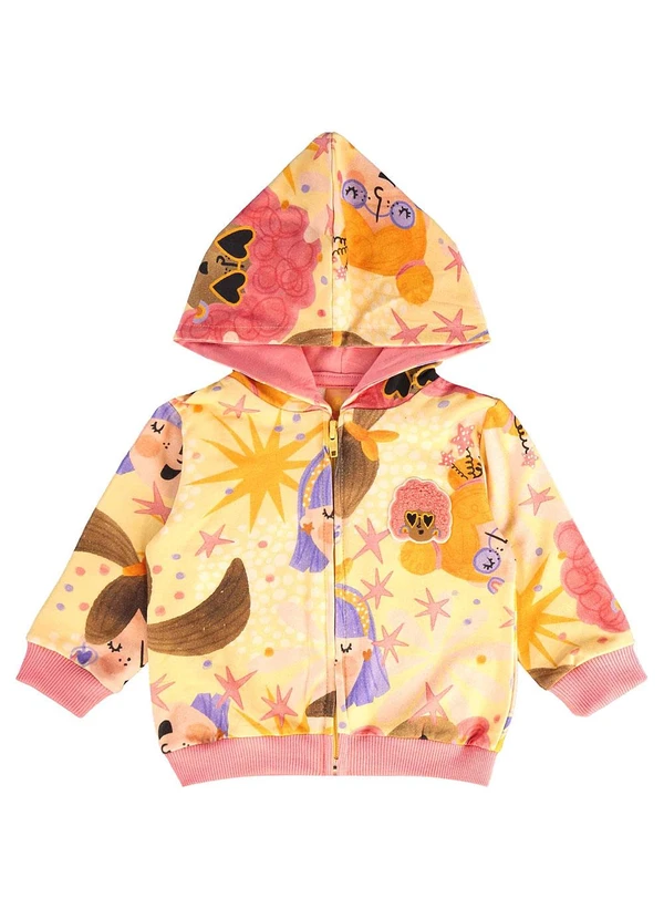 Três e Já - Conjunto com Jaqueta e Calça Amarelo 5