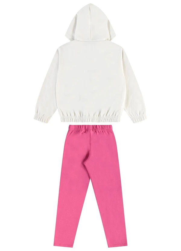 Guloseima - Conjunto com Jaqueta e Legging Branco 2