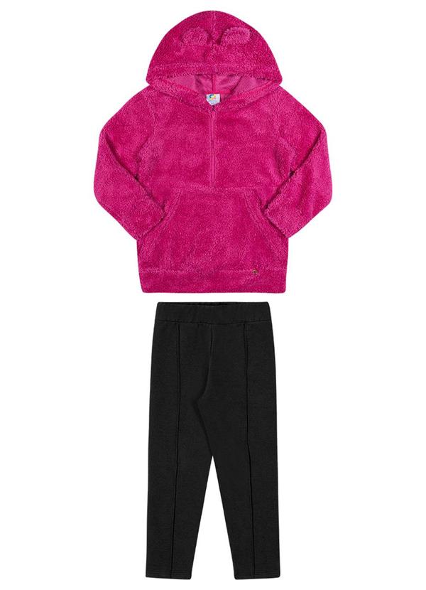 Alenice - Conjunto com Orelhinhas Rosa 1