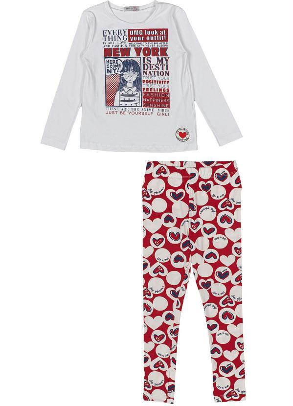 Momi - Conjunto Coração Vermelho 1