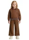 Carinhoso - Conjunto Coração Wide Leg Rosê - variação: Marrom
